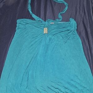 Champion Teal Halter Top